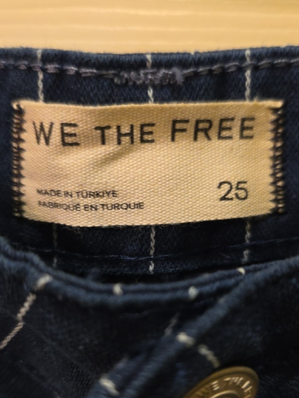We The Free Nia Striped Boyfriend Jeans - Picture 6 of 8